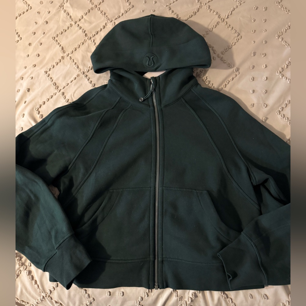Lululemon legacy green scuba full zip XS/S